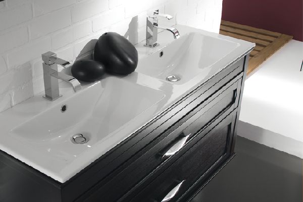 Idrosanitari - Doppio lavabo del modello Ambra cm 120 Idrosanitari - Doppio lavabo del modello Ambra cm 120
