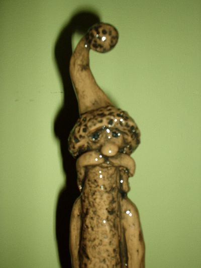 Statua in terracotta smaltata Statua in terracotta smaltata